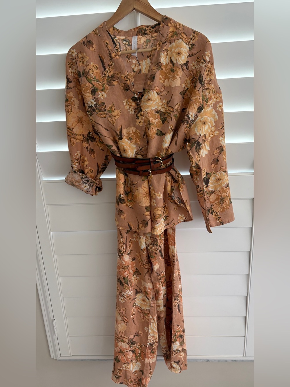 MANGO MNG Floral Two-Piece Set